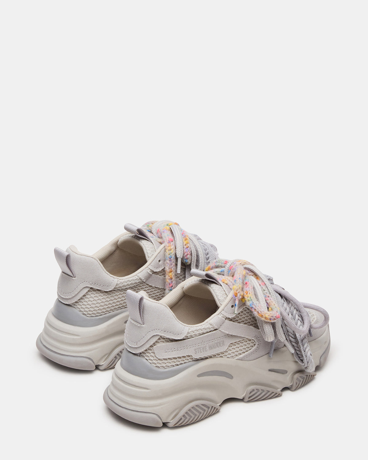 PRYCE Grey Low-Top Lace-Up Chunky Platform Women's Sneaker | Steve Madden near me