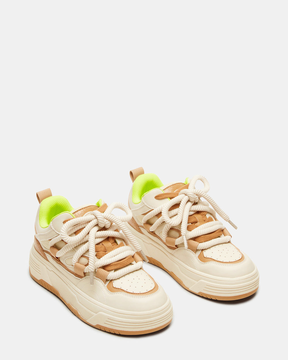 BOOMER Tan Multi Platform Chunky Sneaker | Women's Sneakers | Steve Madden discount