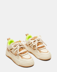 BOOMER Tan Multi Platform Chunky Sneaker | Women's Sneakers | Steve Madden discount