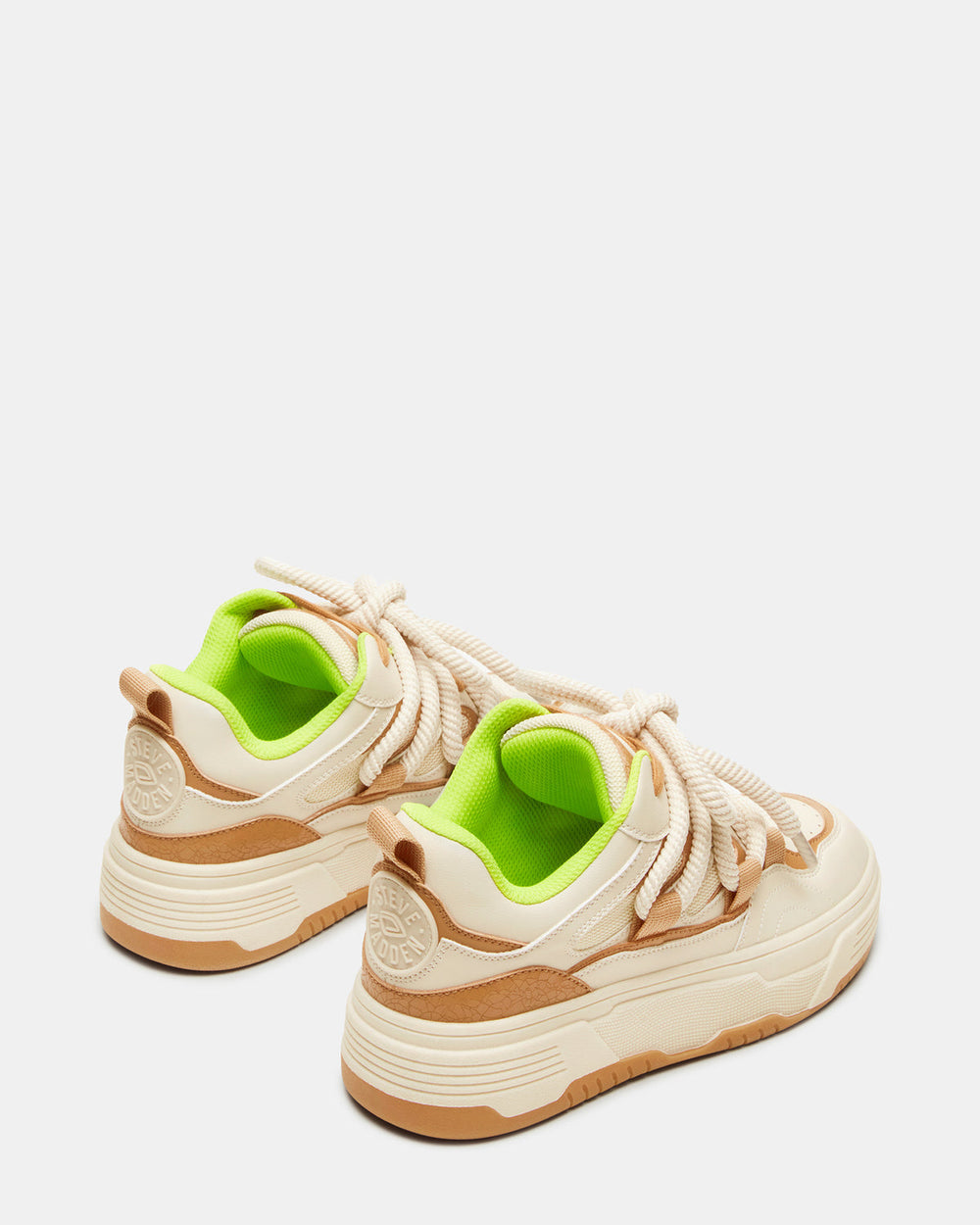 BOOMER Tan Multi Platform Chunky Sneaker | Women's Sneakers | Steve Madden discount