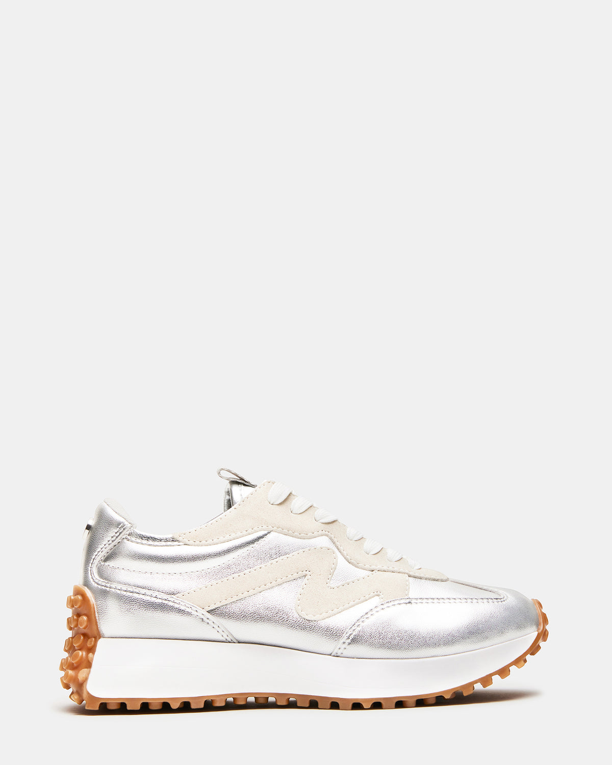 CAMPO Silver Lace-Up Women's Sneaker | Steve Madden online