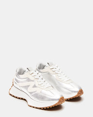 CAMPO Silver Lace-Up Women's Sneaker | Steve Madden online