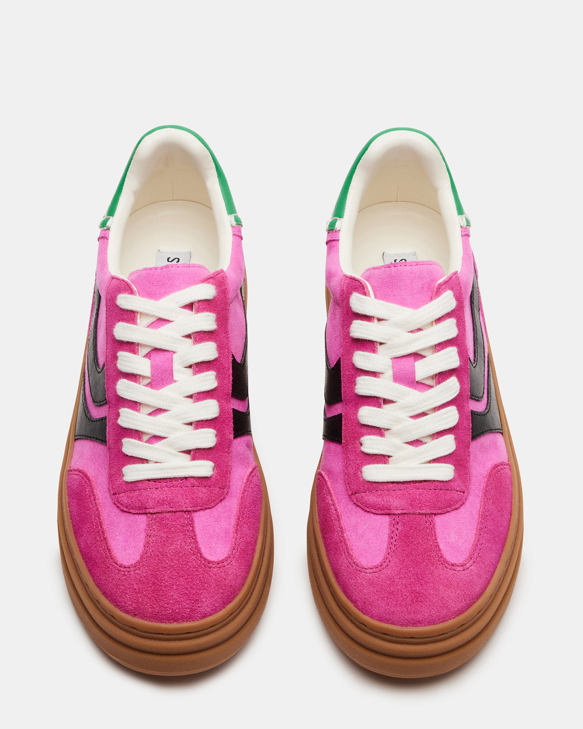 DODGE Pink Multi Low-Top Platform Women's Sneaker | Steve Madden Sale