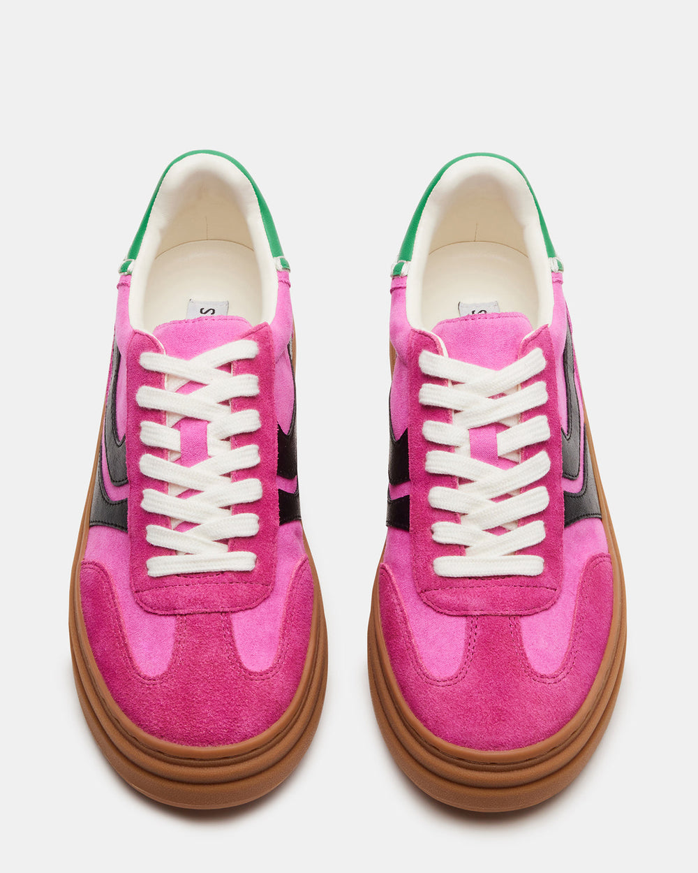 DODGE Pink Multi Low-Top Platform Women's Sneaker | Steve Madden Sale