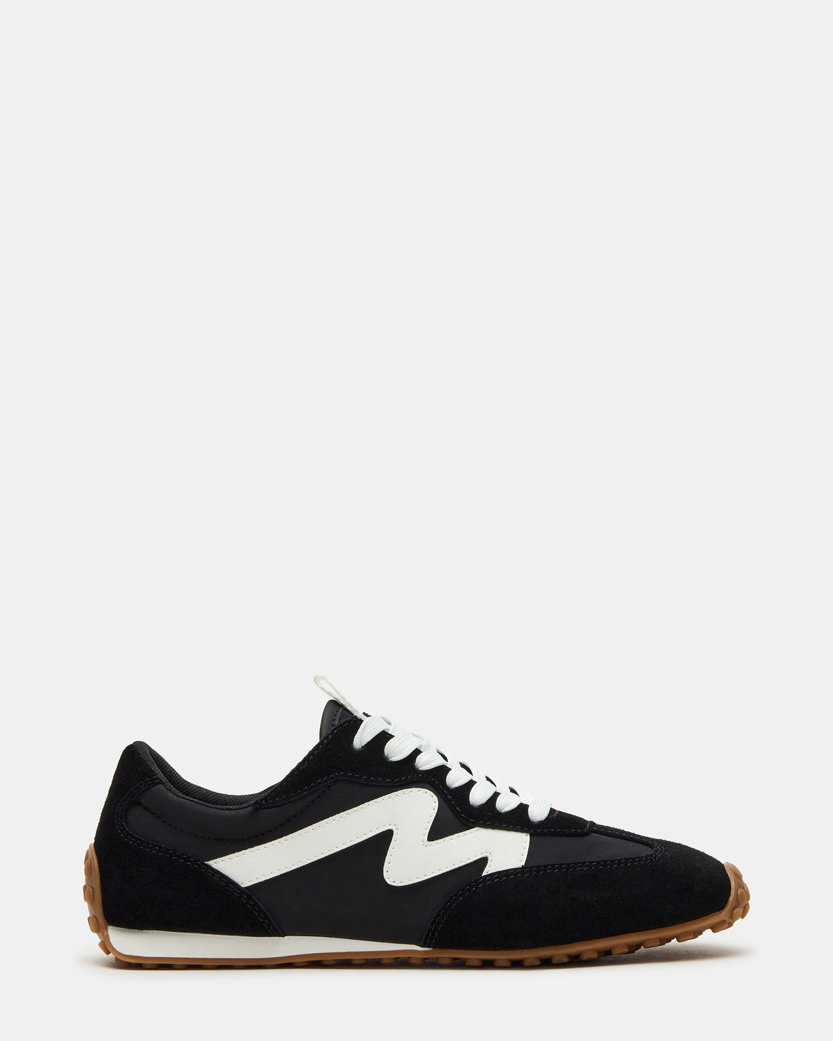 CASPER Black/White Low-Top Lace-Up Women's Sneaker | Steve Madden for Sale