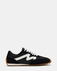CASPER Black/White Low-Top Lace-Up Women's Sneaker | Steve Madden for Sale