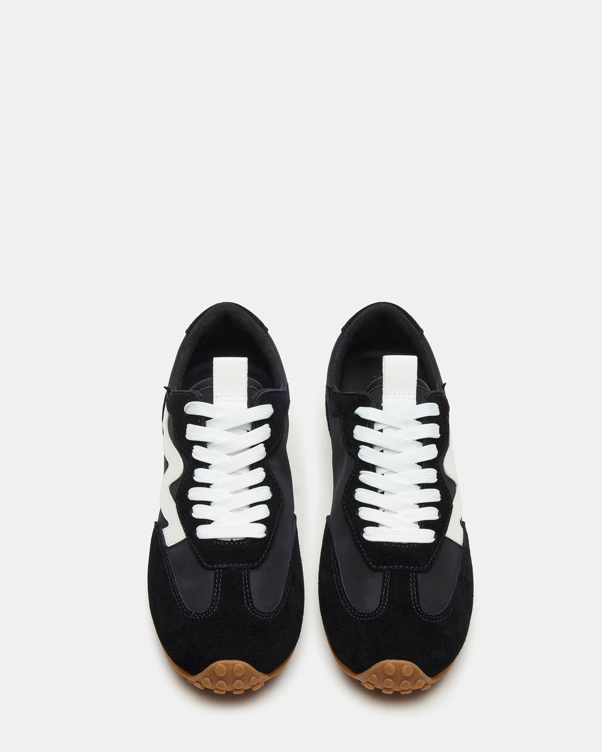 CASPER Black/White Low-Top Lace-Up Women's Sneaker | Steve Madden for Sale