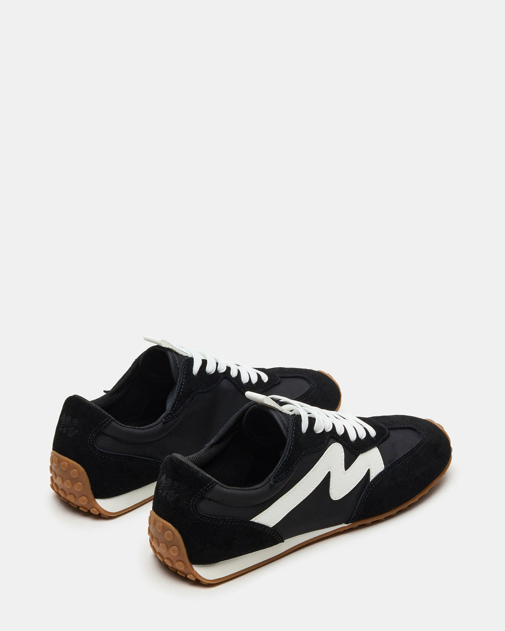 CASPER Black/White Low-Top Lace-Up Women's Sneaker | Steve Madden for Sale