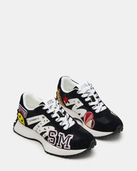 CAMPO Black Multi Patches Lace-Up Women's Sneaker | Steve Madden online