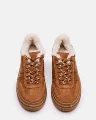 DODGE Faux Fur Low-Top Platform Women's Sneaker | Steve Madden outlet