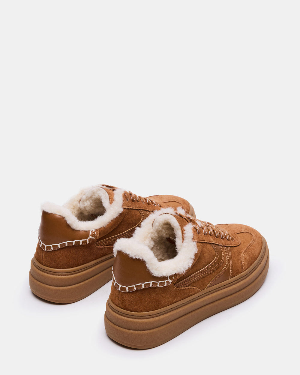 DODGE Faux Fur Low-Top Platform Women's Sneaker | Steve Madden outlet