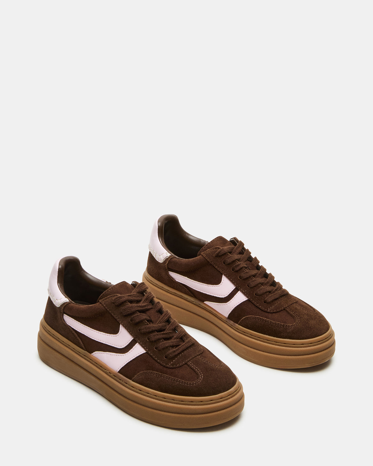 DODGE Brown Multi Low-Top Platform Women's Sneaker | Steve Madden Sale