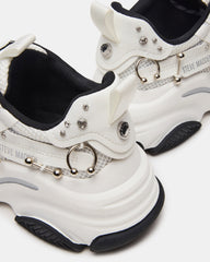 POSSESSION Piercing White Platform Lace-Up Women's Sneaker | Steve Madden Sale