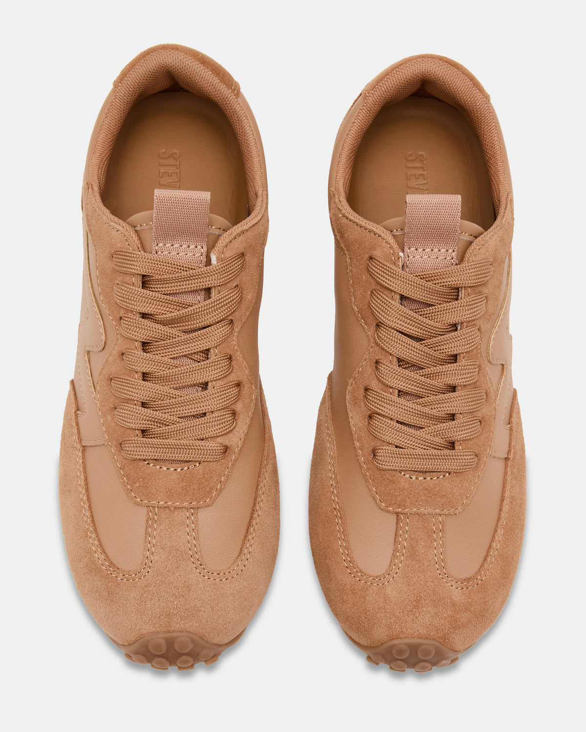 CASPER Tan Low-Top Lace-Up Women's Sneaker | Steve Madden on Sale