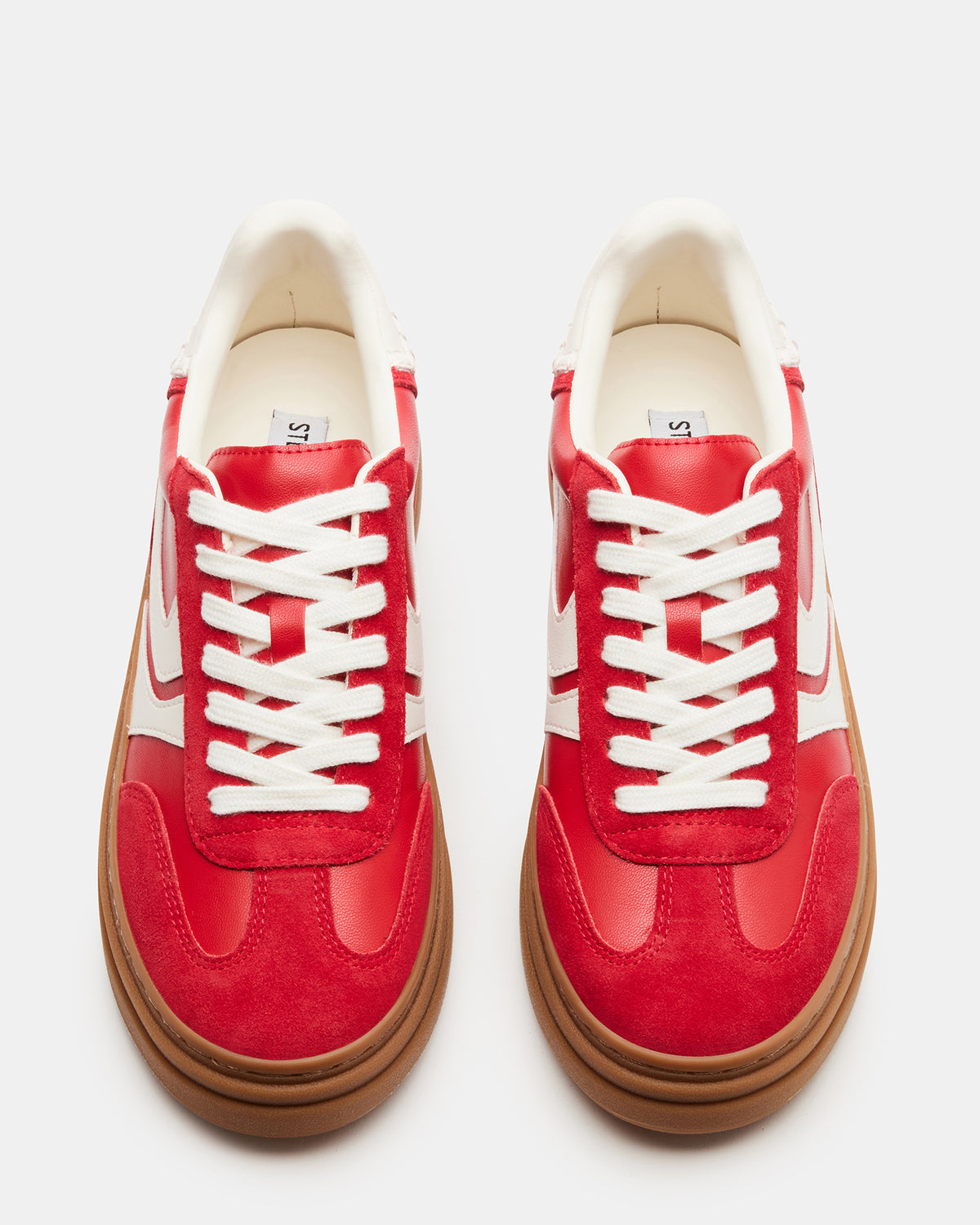 DODGE Red Multi Low-Top Platform Women's Sneaker | Steve Madden Sale