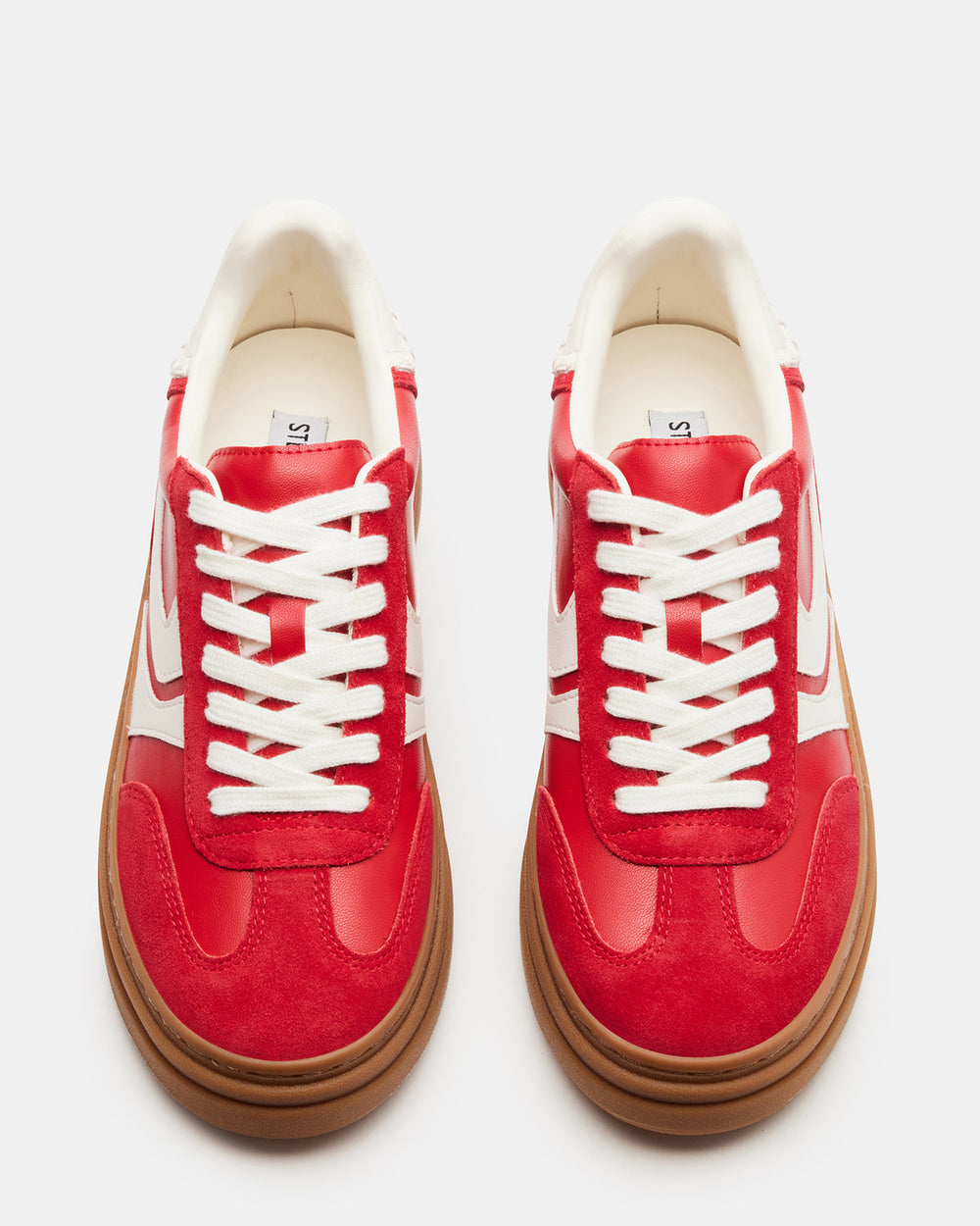 DODGE Red Multi Low-Top Platform Women's Sneaker | Steve Madden Sale