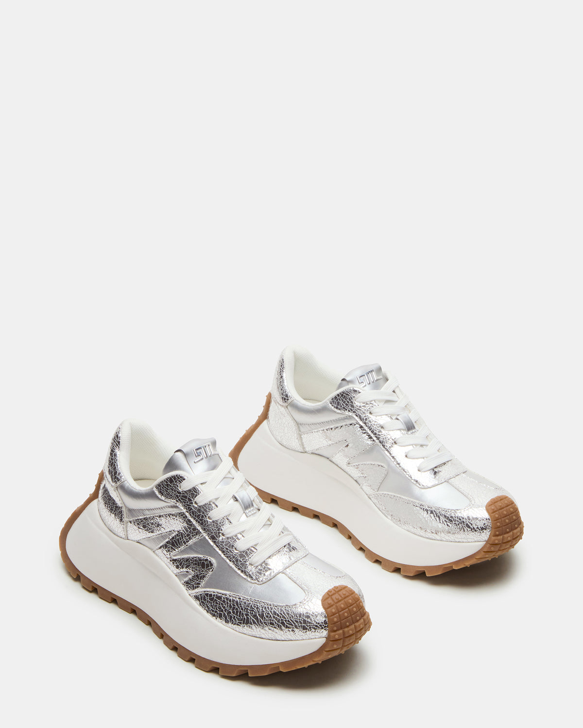 SUPERCAMPO Silver Multi Women's Platform Low-Top Sneaker | Steve Madden online