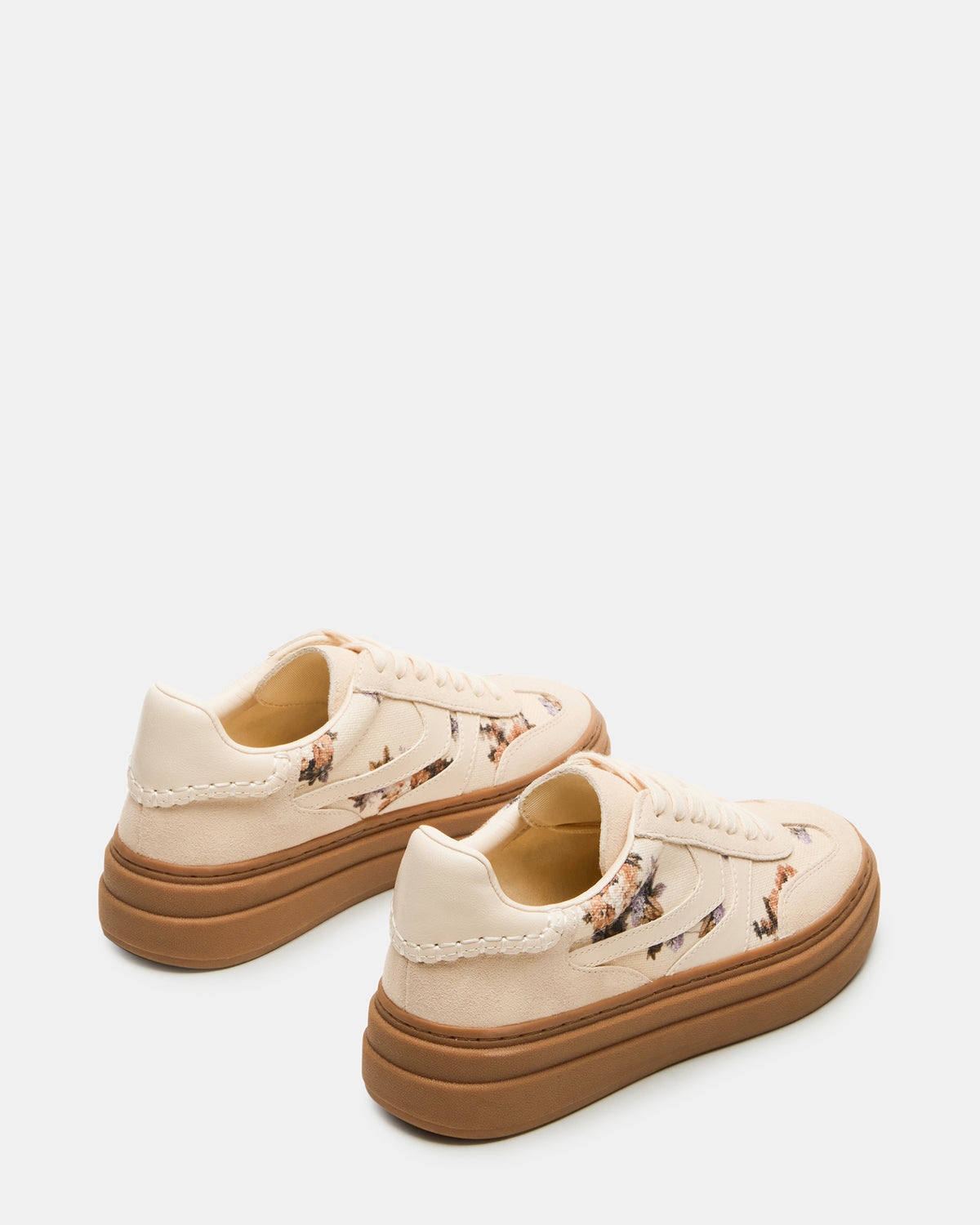 DODGE Floral Multi Low-Top Platform Women's Sneaker | Steve Madden Sale