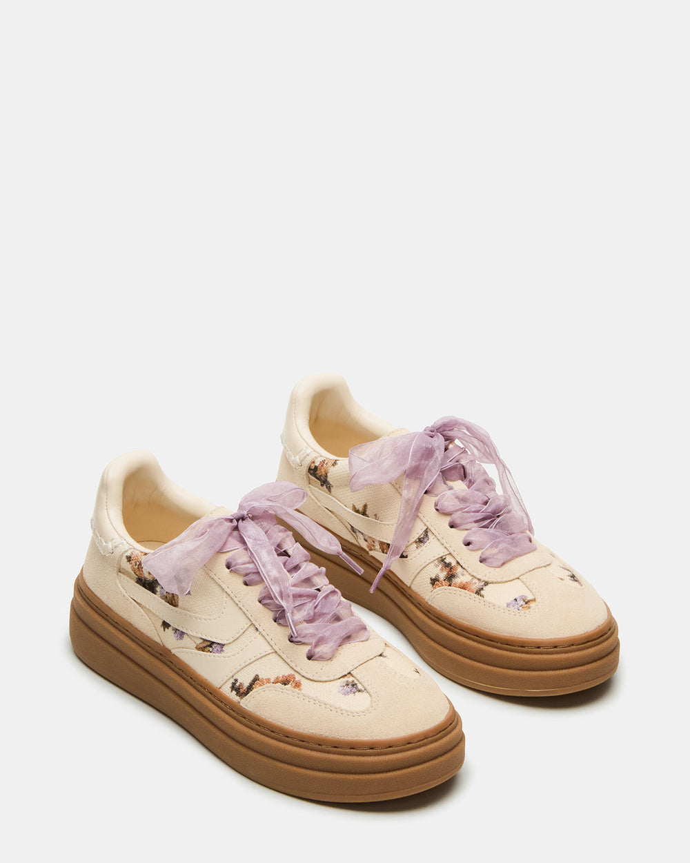 DODGE Floral Multi Low-Top Platform Women's Sneaker | Steve Madden Sale