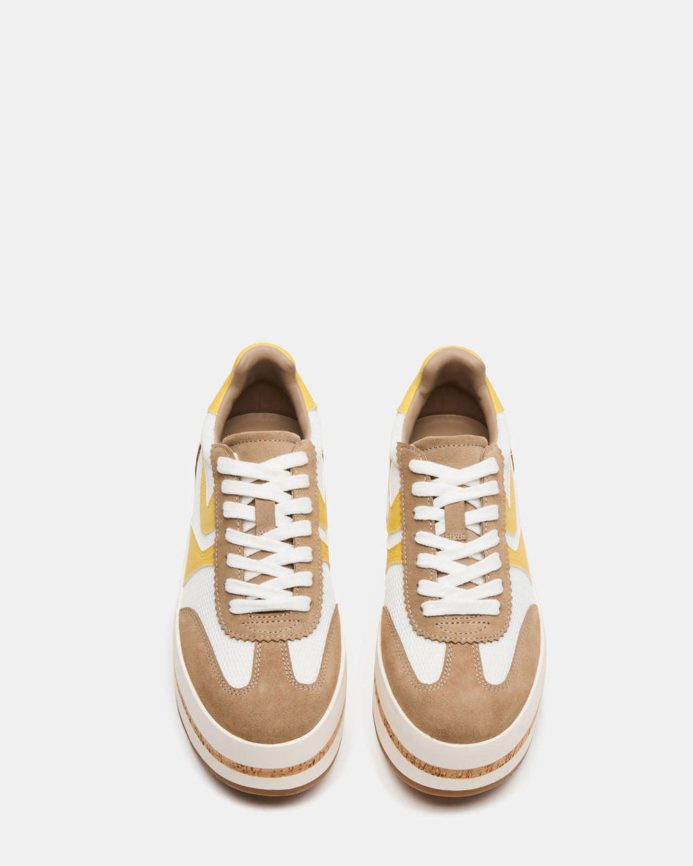 JUDGE Taupe Multi Platform Low-Top Lace-Up Women's Sneaker | Steve Madden online