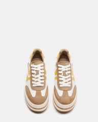 JUDGE Taupe Multi Platform Low-Top Lace-Up Women's Sneaker | Steve Madden online
