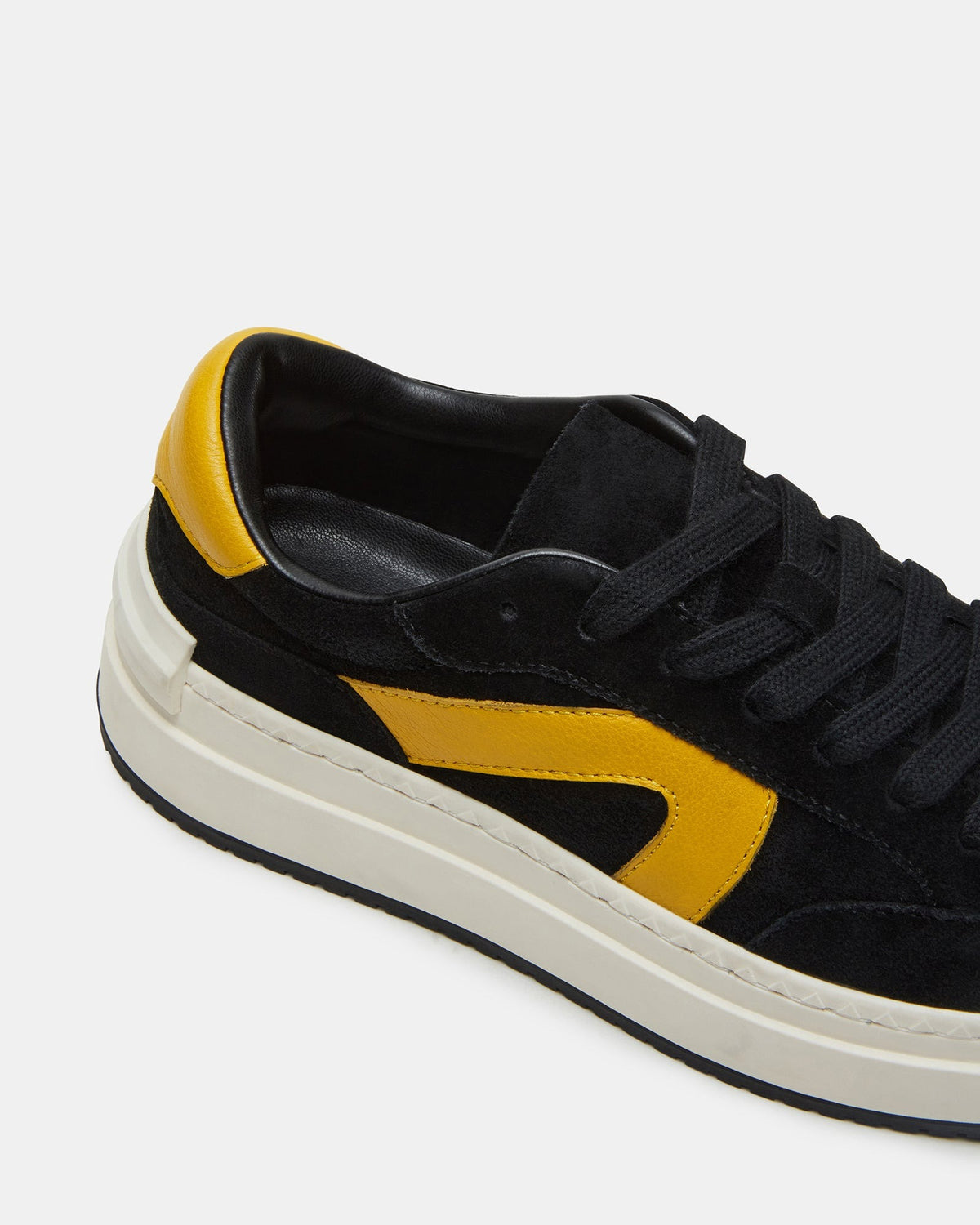 KICKFLIP Black Suede Platform Low-Top Sneaker | Women's Sneakers | Steve Madden discount