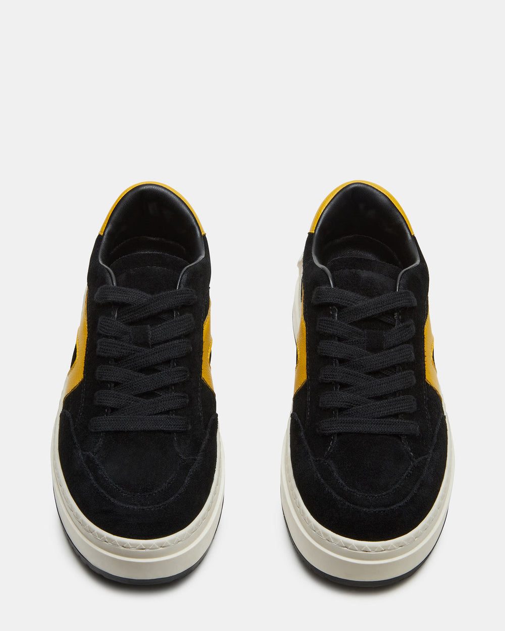 KICKFLIP Black Suede Platform Low-Top Sneaker | Women's Sneakers | Steve Madden discount