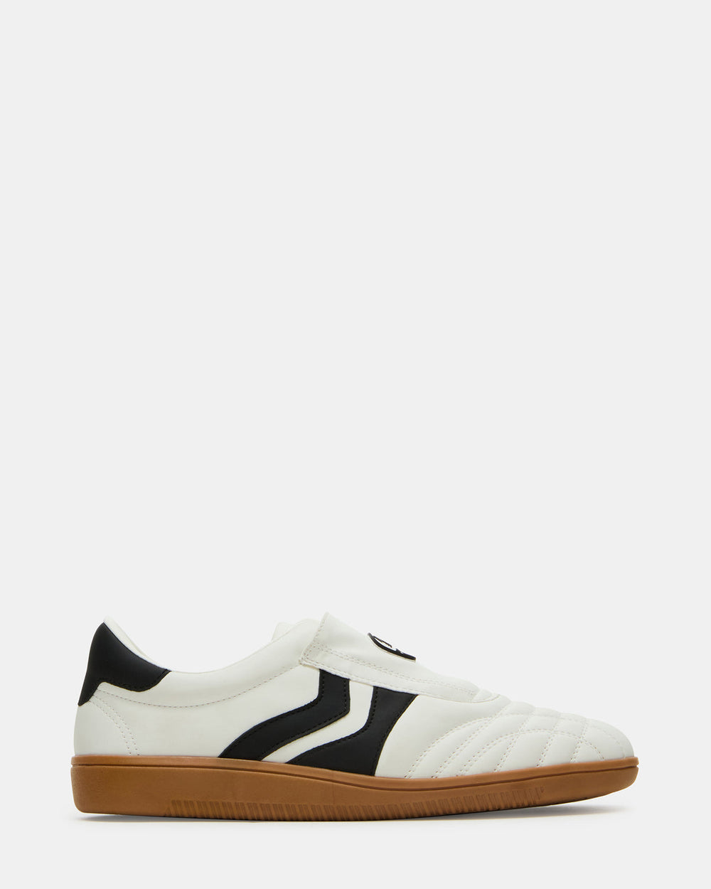 BOLT Black/White Low-Top Sneaker | Women's Sneakers | Steve Madden outlet