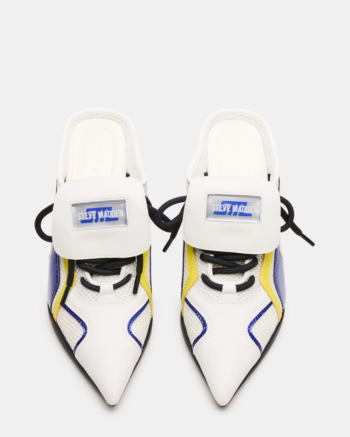 SHEVRON Blue Multi Pointed-Toe Lace-Up Women's Sneaker | Steve Madden near me