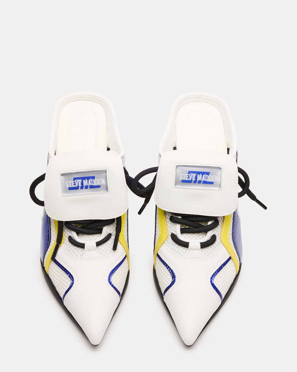 SHEVRON Blue Multi Pointed-Toe Lace-Up Women's Sneaker | Steve Madden near me