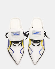 SHEVRON Blue Multi Pointed-Toe Lace-Up Women's Sneaker | Steve Madden near me