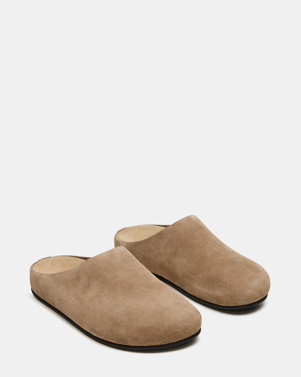 FERN Taupe Suede Mule Slip-On Round-Toe Women's Flat | Steve Madden near me