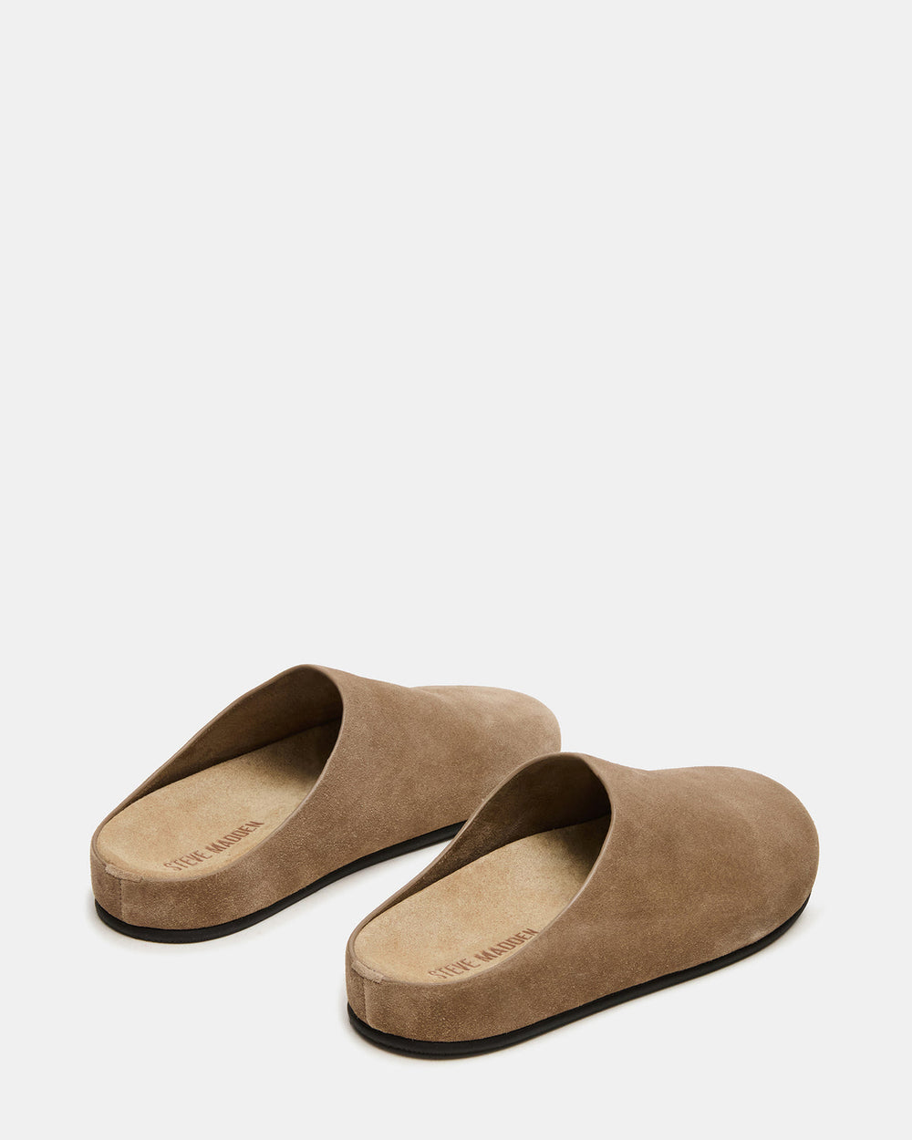FERN Taupe Suede Mule Slip-On Round-Toe Women's Flat | Steve Madden near me