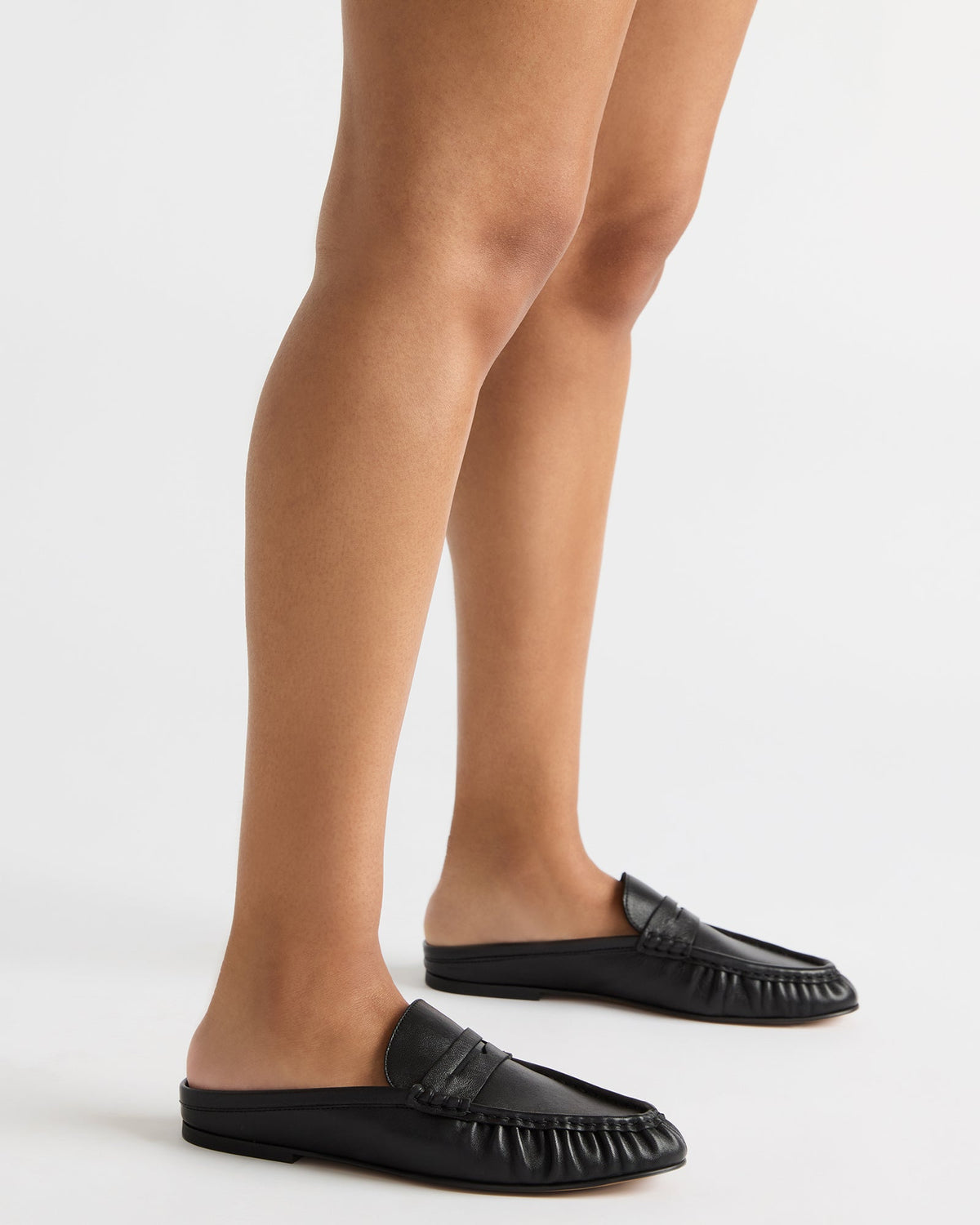 RAFE Chocolate Brown Suede Slip-On Mule Women's Flat | Steve Madden outlet