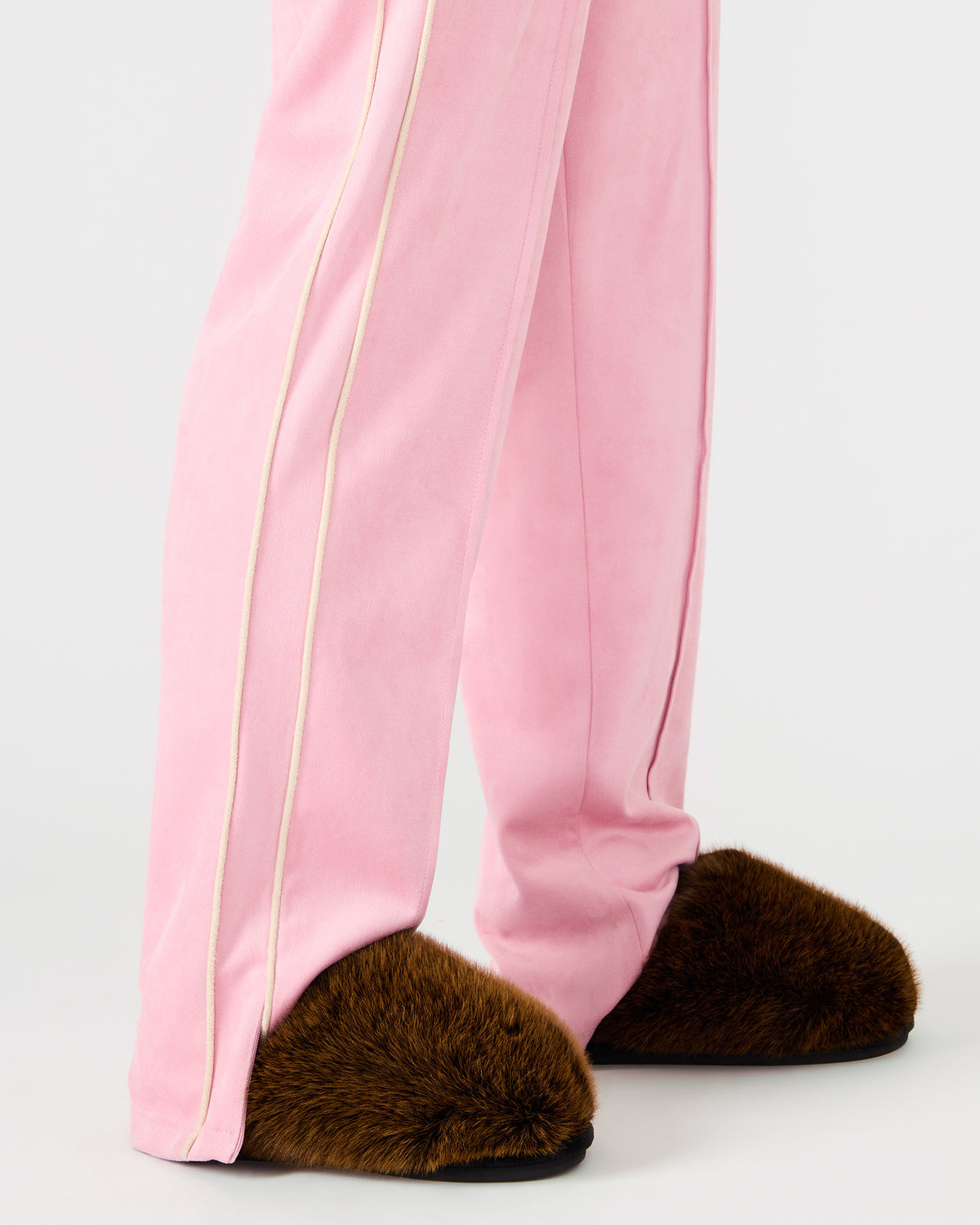 POOF Brown Slip-On Faux Fur Mule Women's Flat | Steve Madden near me