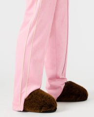 POOF Brown Slip-On Faux Fur Mule Women's Flat | Steve Madden near me