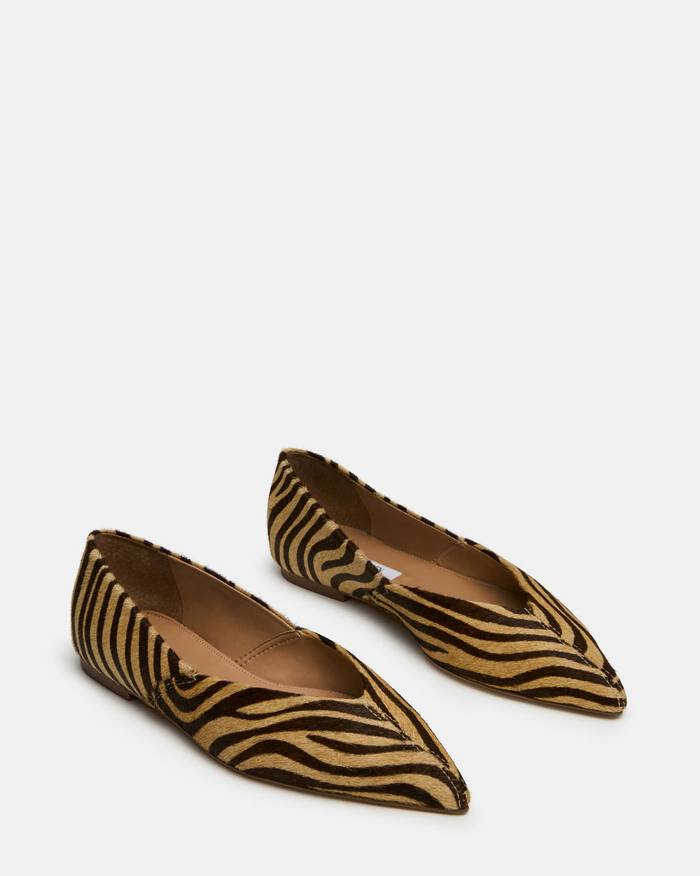 TOVI Tiger Pointed-Toe Ballet Women's Flat | Steve Madden Sale