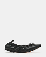 LANTI Black Leather Bow Round-Toe Women's Flat | Steve Madden near me