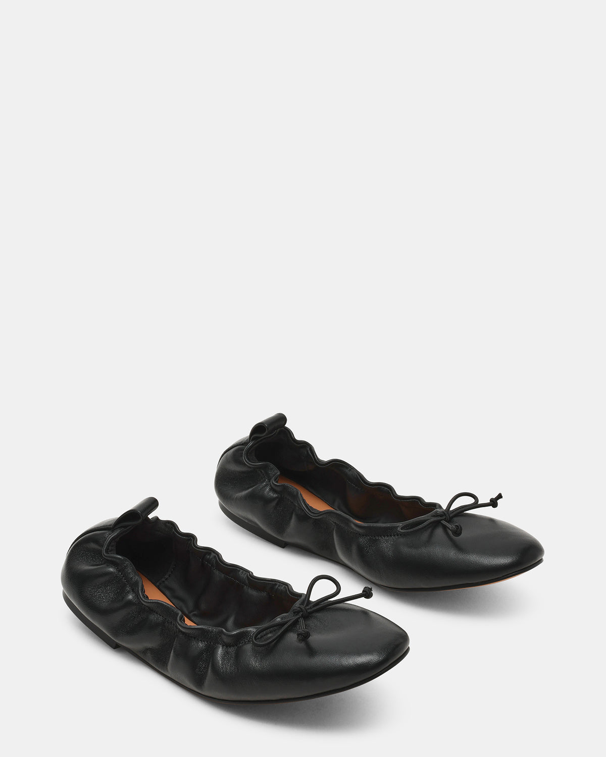 LANTI Black Leather Bow Round-Toe Women's Flat | Steve Madden near me