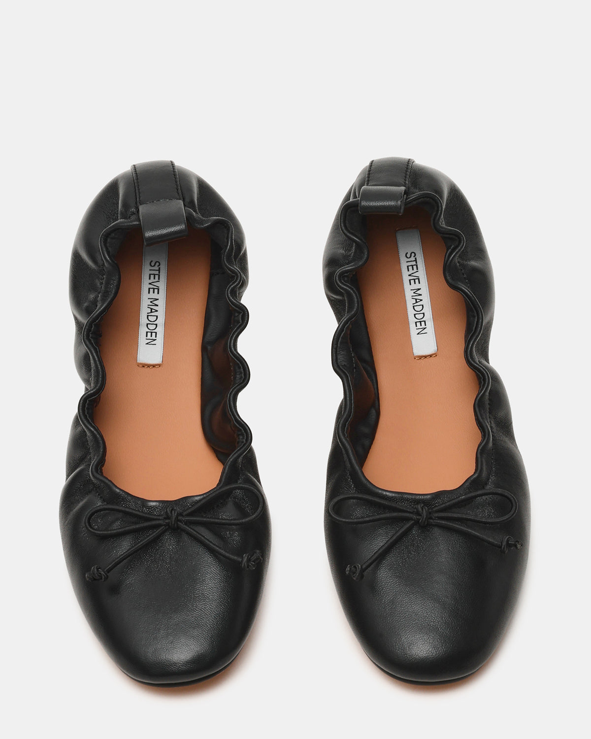 LANTI Black Leather Bow Round-Toe Women's Flat | Steve Madden near me