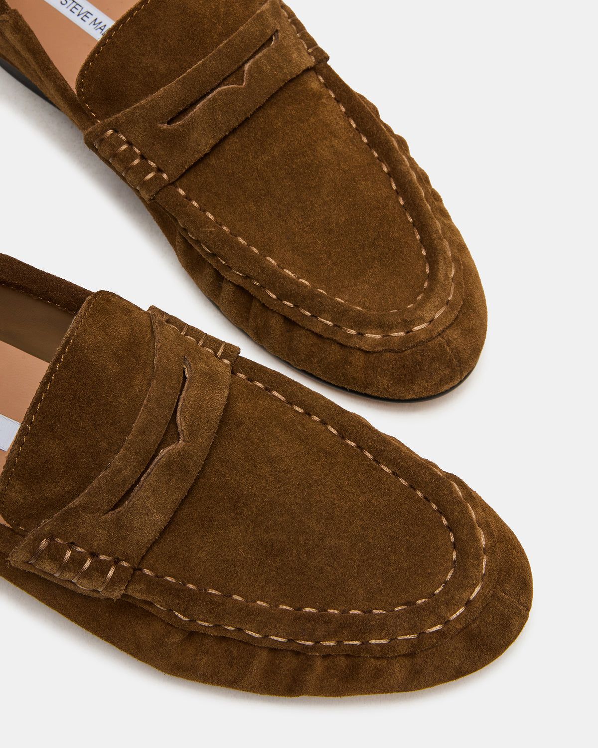ROGER Taupe Suede Slip-On Women's Loafer | Steve Madden US