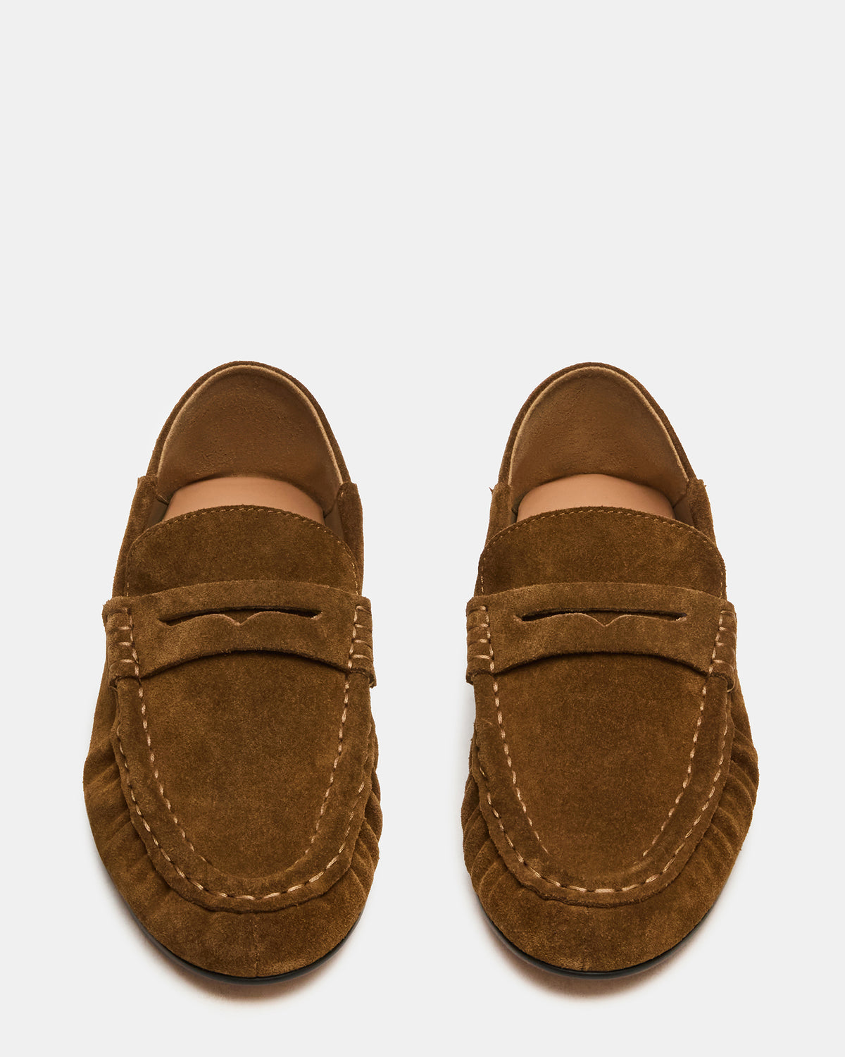 ROGER Taupe Suede Slip-On Women's Loafer | Steve Madden US