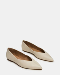TOVI Bone Leather Pointed-Toe Ballet Women's Flat | Steve Madden outlet