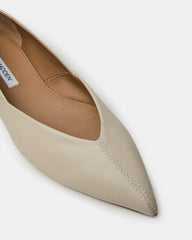 TOVI Bone Leather Pointed-Toe Ballet Women's Flat | Steve Madden outlet