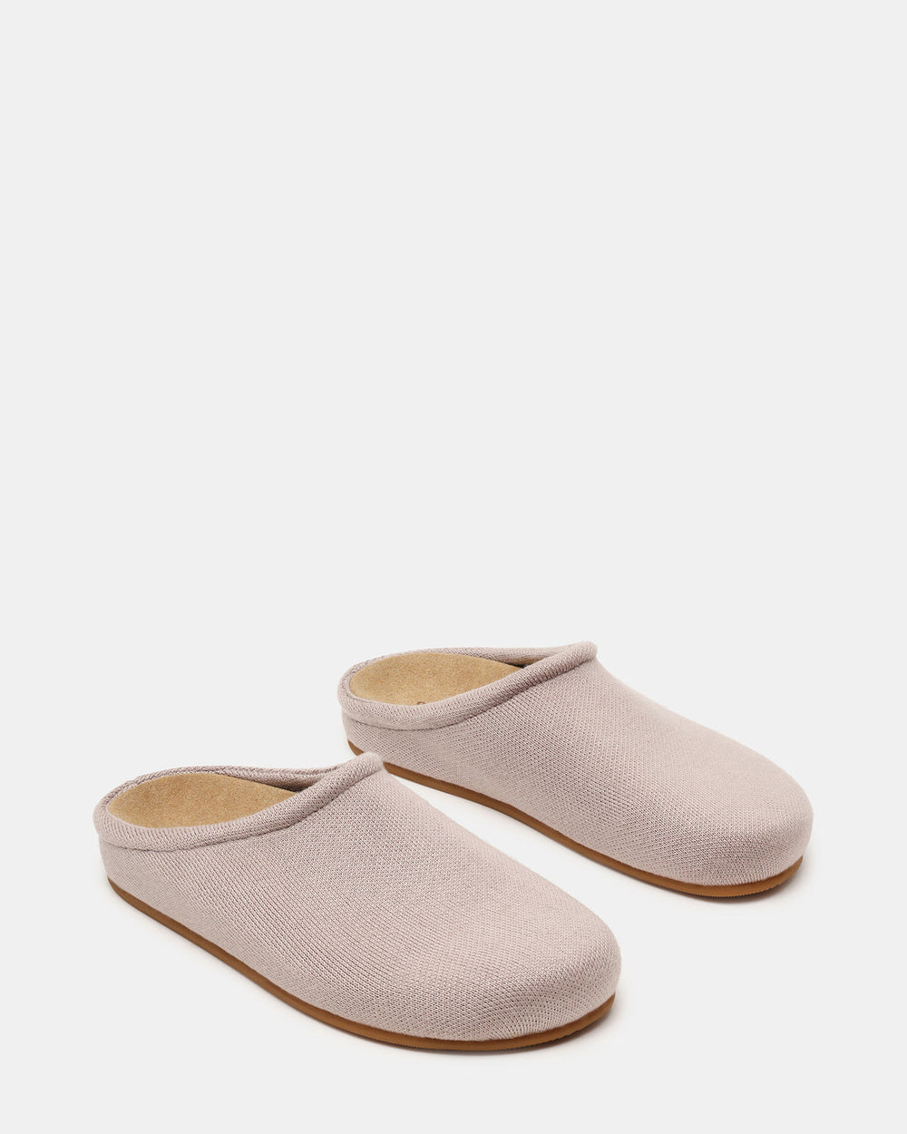 FERN Knit Taupe Mule Slip-On Round-Toe Women's Flat | Steve Madden for Sale