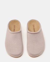 FERN Knit Taupe Mule Slip-On Round-Toe Women's Flat | Steve Madden for Sale