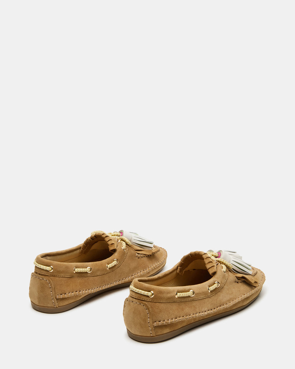 ABNER Chestnut Suede Flat Boat Women's Loafer | Steve Madden US