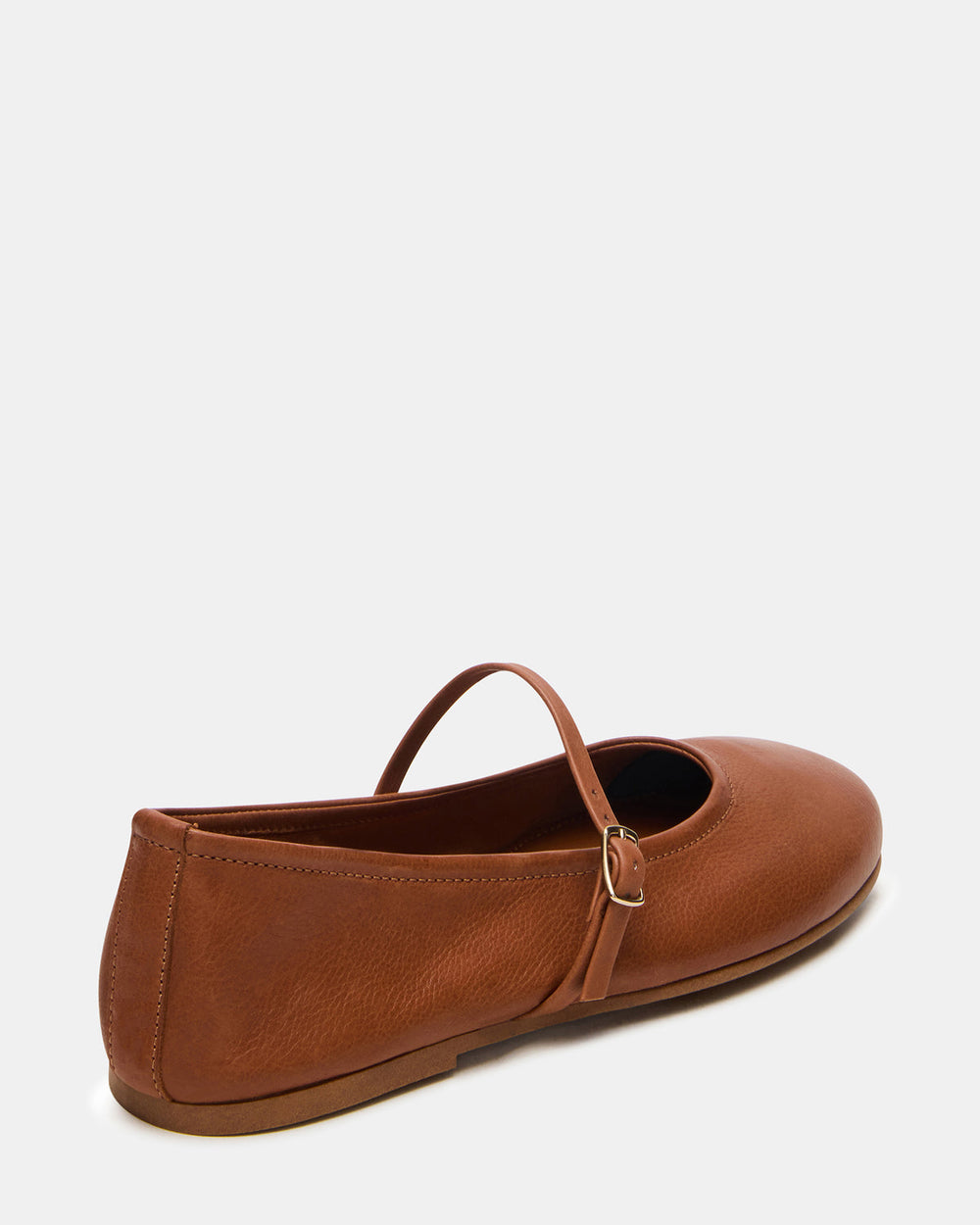 BESETTE Tan Leather Mary Jane Ballet Women's Flat | Steve Madden for Sale