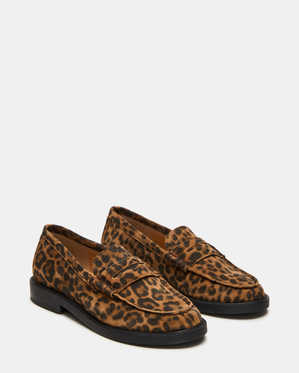 MADISON Leopard Suede Women's Penny Loafer | Steve Madden near me