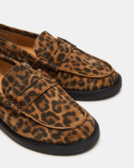MADISON Leopard Suede Women's Penny Loafer | Steve Madden near me